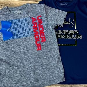 2 UA shirts. YXL